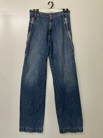 【中古品】【メンズ】 MM6 MAISON MARGIELA エムエム6メゾンマルジェラ SH0KA0011 SIDE ZIP DENIM PANTS サイドジップ デニムパンツ ボトムス 152-251101-AS-18-min サイズ：46 カラー：インディゴ 万代Net店