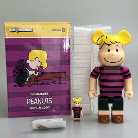 【中古品】 BE@RBRICK SCHROEDER PEANUTS 100％ & 400％ ベアブリック シュローダー ピーナッツ 100％ & 400％ セット 039-251125-em-03-minH 万代Net店