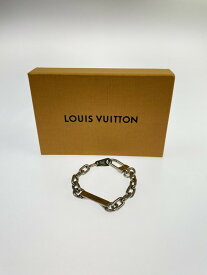 【中古品】【メンズ】 LOUIS VUITTON ルイ・ヴィトン ブラスレ LVステープル エディション ブレスレット M68342 アクセサリー 179-260211-kk-14-min カラー：SILVER 万代Net店
