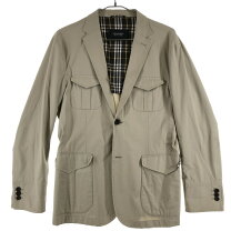 楽天市場】black burberry label ベージュ ジャケットの通販