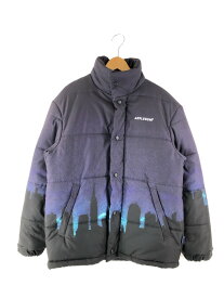 【中古】【メンズ】 APPLEBUM アップルバム × NAS ナズ 別注 コラボ 21AW QUEENS INNERCOTTON JACKET クイーンズ インナーコットン ジャケット アウター 中綿ジャケット 142-240323-kk-4-tag サイズ：M カラー：QUEENS 万代Net店