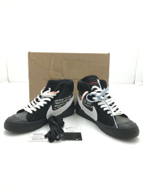 【中古】【メンズ】 NIKE ナイキ × OFF-WHITE VIRGIL ABLOH オフホワイト ヴァージル アブロー 別注 コラボ BLAZER MID/OFF-WHITE AA3832-001 ブレザー ミッド オフホワイト スニーカー 靴 160-240410-yk-2-tag カラー：BLACK/WHITE-CONE BLACK 万代Net店