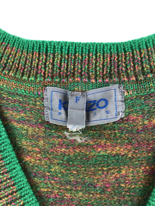 楽天市場】【中古】【レディース】 KENZO ケンゾー V NECK WOOL 