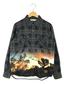【中古品】【メンズ】 NEIGHBORHOOD ネイバーフッド × UGG アグ 別注 コラボ L/S FLANNEL CHECK SHIRT 192BEUGN-SHM01S ロングスリーブ フランネルチェックシャツ 長袖シャツ トップス 142-250507-yy-03-tag サイズ：M カラー：ブラック系 万代Net店