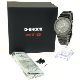 【中古品】【メンズ】 G-SHOCK ジーショック FULL METAL GM-B2100BPC-1AJF フル メタル タフソーラー 腕時計 196-250725-na-17-tag カラー：ブラック 万代Net店