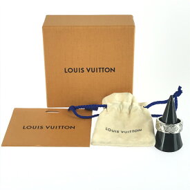 【中古品】【メンズ】 LOUIS VUITTON ルイ・ヴィトン リング・LV モザイク M1182L 指輪 アクセサリー 179-250903-na-17-tag サイズ：L 約20号 カラー：シルバー 万代Net店