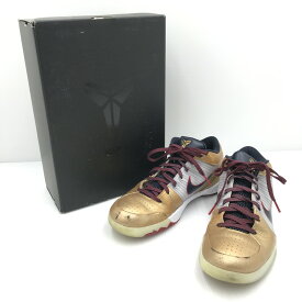 【中古品】【メンズ】 NIKE ナイキ KOBE 4 PROTRO METALLIC GOLD AND DARK OBSIDIAN FQ3544-100 コービー4 プロトロ スニーカー 靴 160-250926-rt-09-tag サイズ：29cm US 11 カラー：メタリックゴールド/ダークオブシディアン 万代Net店