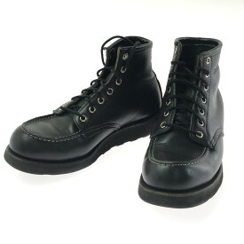 【中古品】【メンズ】 RED WING レッドウィング IRISH SETTER BOOTS 8137 アイリッシュセッター ブーツ 99年製 刺繍羽タグ 靴 164-260214-rt-04-tag サイズ：US 7 1/2 カラー：ブラック 万代Net店