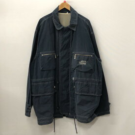 【中古】【メンズ】 Levi's リーバイス NYLON JACKET ナイロン ジャケット アウター 145-231201-yo-11-tei サイズ：XL カラー：ネイビー 万代Net店