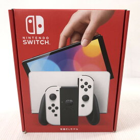 【中古】 【未使用品】【佐川発送代引き不可】Nintendo Switch(有機ELモデル) Joy-Con(L)/(R) ホワイト 外箱潰れ、傷み有り 034-240229-mk-1-tei ゲーム 万代Net店