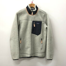 【中古】【メンズ】 patagonia パタゴニア STY23074FA17 CLASSIC RETRO X JACKET クラシック レトロX ジャケット ボア フリース 144-240304-yo-6-tei サイズ：XS カラー：ライトグレー系 万代Net店