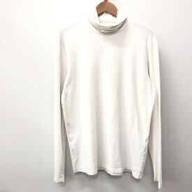 【中古】【メンズ】 JIL SANDER ジルサンダー ハイネック カットソー 長袖 トップス 141-240419-tk-9-tei サイズ：M カラー：ホワイト 万代Net店