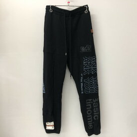 【中古】【メンズ】 MIHARA YASUHIRO ミハラヤスヒロ MIHARA YASUHIRO 2021モデル INSET THE TEE PANTS インセット Tシャツ パンツ ボトムス 151-240826-rk-10-tei サイズ：46 カラー：ブラック 万代Net店
