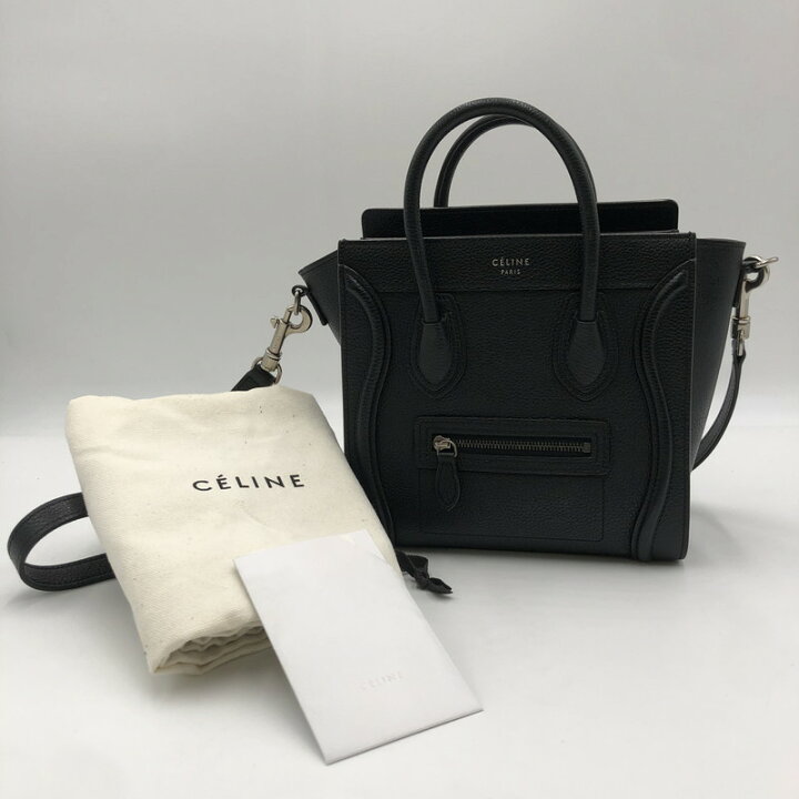 楽天市場】【中古品】【レディース】 CELINE セリーヌ ラゲージ ナノ  