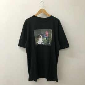 【中古品】【メンズ】 uniform experiment ユニフォームエクスペリメント × KOICHI YAIRI 矢入幸一 別注 コラボ S/S PRINT TEE UE-240064 ショートスリーブ プリント Tシャツ 半袖 トップス 142-250715-yo-18-tei サイズ：4 カラー：ブラック 万代Net店