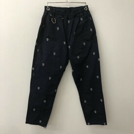 【中古品】【メンズ】 PUNK DRUNKERS パンクドランカーズ 23AW あいつ刺繍 総柄 パンツ PDS-23167 ボトムス 153-250801-KS-14-tei サイズ：S カラー：ネイビー 万代Net店