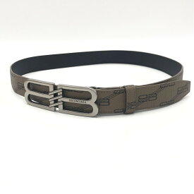 【中古品】【レディース】 BALENCIAGA バレンシアガ 210EK 2762 BB MONOGRAM BELT 703098 BB モノグラム ベルト 服飾雑貨 アクセサリー 182-251016-ks-01-tei サイズ：90 カラー：ブラウン 万代Net店