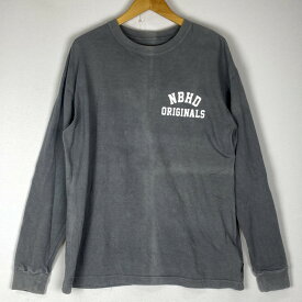 【現状渡し品】【メンズ】 NEIGHBORHOOD ネイバーフッド 22SS SULFUR DYE C-CREW L/S TEE 221CKNH-CSM04 サルファ ダイ C-クルー ロングスリーブ Tシャツ 長袖 トップス 142-251208-yy-03-tei サイズ：M カラー：グレー 万代Net店