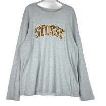 楽天市場】stussy ロンt グレーの通販