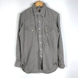 【中古品】【メンズ】 BONCOURA ボンクラ HOUNDSTOOTH FLANNEL SHIRT ハウンドトゥース フランネルシャツ 長袖 トップス 140-260216-yo-07-tei サイズ：36 カラー：マルチカラー 万代Net店
