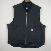 楽天市場】carhartt ダック ベスト ブラックの通販