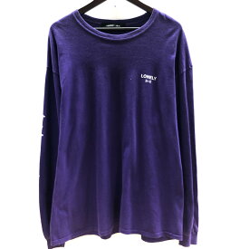 【中古】【メンズ】 ロンリー論理 バックプリント ロングTシャツ 147-240425-wy-6-tom サイズ：XL カラー：パープル 万代Net店