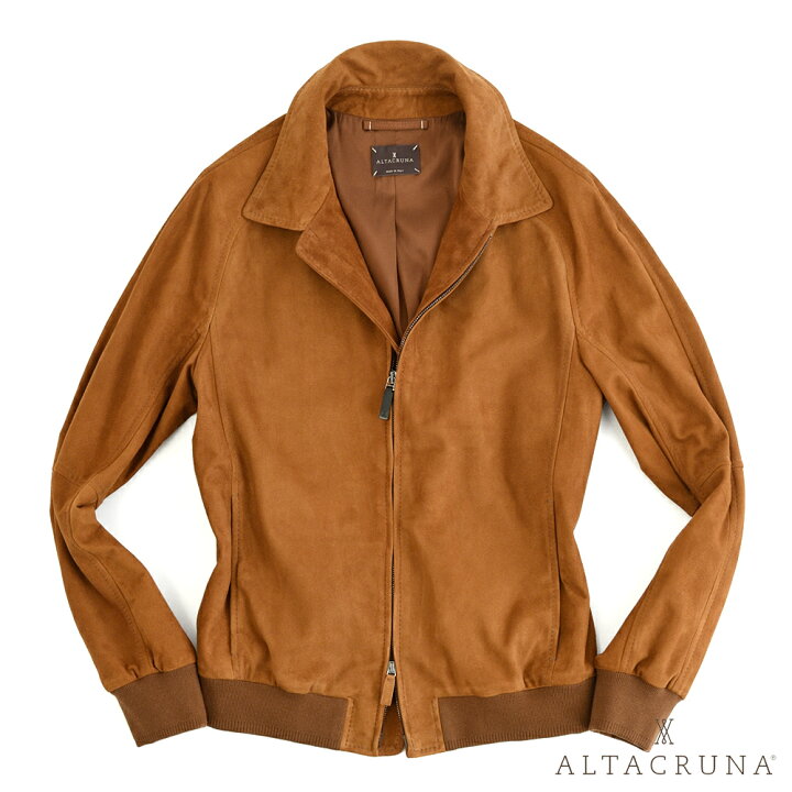 楽天市場】ALTACRUNA アルタクルーナ ・ラムスエード ショートブルゾン 