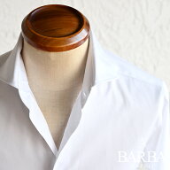 BARBA バルバ / CULTO クルト コットンシャツ ・collar. NEW BRUNO ・art.50091 ・col. white ホワイト …
