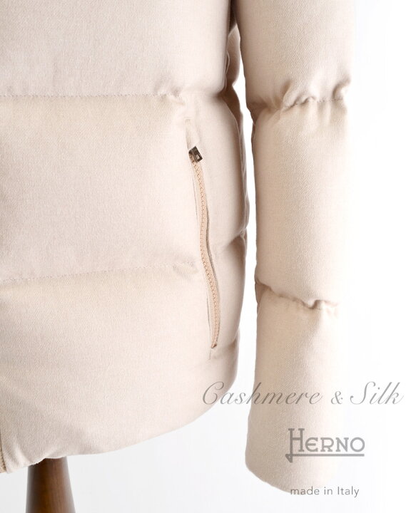 楽天市場】【 SALE 】HERNO ヘルノ ・カシミヤシルク ダウンジャケット 