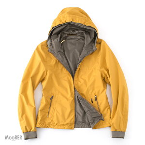 【 SALE30 】MOORER 【ムーレー】 フーデッド スプリングブルゾン リバーシブル ・art. STILO-STP ・col. OCRA/STONE (イエローオーカー) ・made in Italy ・春夏 ・国内正規品
