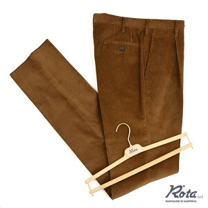 Rota ���[�^ �E1�v���[�c �R�[�f�����C�p���c �Emod. TOKYO / 1 / 2 / C �Efabric. �R�b�g���R�[�f�����C �Ecol. MARRONE �}���[�l �Emade in Italy