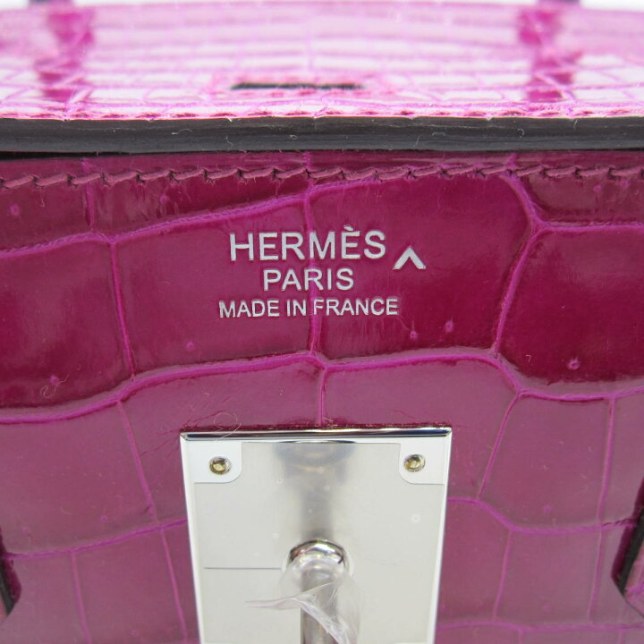 楽天市場】HERMES エルメス バーキン 30 クロコ ピンク Z刻印 新品 箱 
