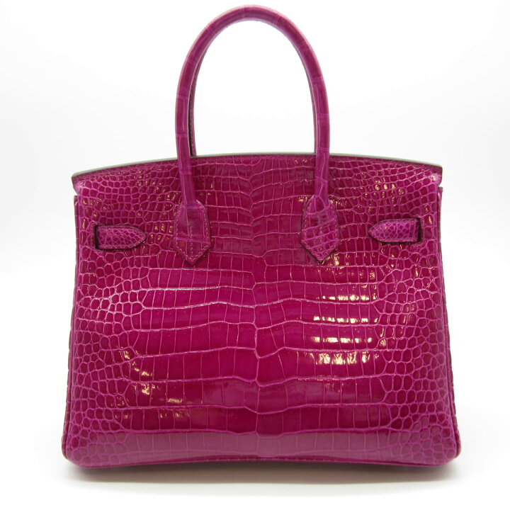 楽天市場】HERMES エルメス バーキン 30 クロコ ピンク Z刻印 新品 箱 