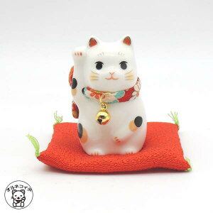 招き猫 置物 開店祝い 周年祝い 移転祝い 金運アップグッズ/招き猫 置物 まねきねこ 開店祝い ちりめんがかわいい 右手で金運を招く【彩絵ふく福招き猫(右手)】まねきねこ 専門店 開運グ