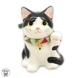 猫 置物 リアル かわいい 好き プレゼント インテリア 雑貨 に喜ばれる 開店祝い 周年祝い 移転祝い 愛猫 招き猫 【うちの招き猫(ぶち・子猫)】まねき猫 お祝い 贈り物 ギフト 左手 左手上