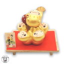 置物 かわいい おしゃれ 合格祈願 お守り ふくろう 置物 縁起物 インテリア 米寿 喜寿 祝い 玄関 飾り グッズ 陶器 プレゼント 焼き物 合格祈願 グッズ 開店祝い 5角形で合格 【わっしょい金運上昇（だるま）】小物 開運グッズ リュウコドウ 金運アップ 風水 ss s2