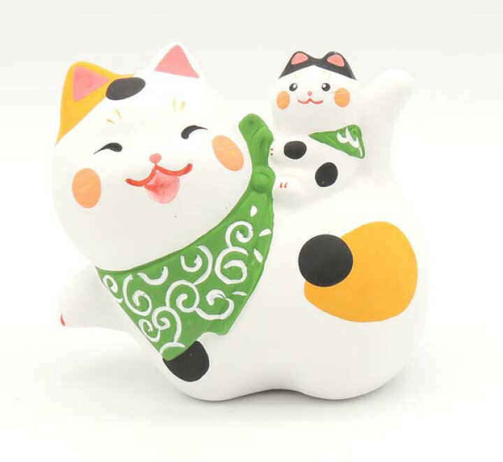 楽天市場 招き猫 おしゃれ 開店祝い 仲良し親子猫 5匹 あす楽 招き猫専門店 招き猫 置物 まねきねこ 置物 招き猫グッズ 招き猫 小物 販売 開運グッズ リュウコドウ 金運アップ 風水 置物 風水グッズ 縁起物 オルネコイデ 新入荷 浅草の招き猫専門店 オルネコイデ