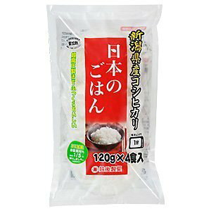 越後製菓 越後製菓 日本のごはん (120g×4食)×12袋入