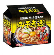 寿がきや食品 寿がきや 5食入みそ煮込 460g×6個