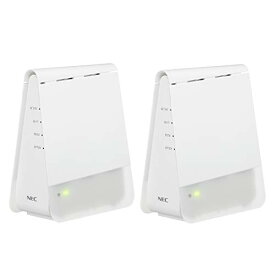 NEC WiFi6 メッシュルーター 親機&amp;中継機セットWi-Fi 6(11ax)/AX1800 Atermシリーズ ペアリング済み AM-AX1800HP/MS【 iPhone 13