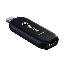 Elgato Cam Link 4K [録画・配信用コンパクトHDMIキャプチャカード 1080p60 4K30 ビデオ会議/ホームオフィス/ゲーム配信向け OBS/Zoo