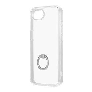 ���v���X LEPLUS iPhone 16e �����O�t���ϏՌ��n�C�u���b�h�P�[�X �uUTILO Hybrid Ring�v �N���A LN- ��������