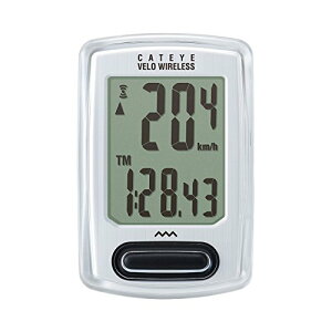 �L���b�g�A�C(CAT EYE) �T�C�N���R���s���[�^�[ VELO WIRELESS �z���C�g CC-VT230W �X�s�[�h���[�^�[ ���] ��������