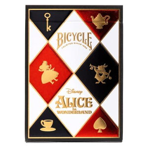 �e�����[(Tenyo) �f�B�Y�j�[ �o�C�X�N�� �g�����v �s�v�c�̍��̃A���X BICYCLE �|�[�J�[�T�C�Y (6.3cmx8.8cm) ��������