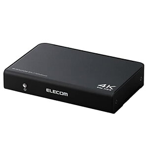�G���R�� HDMI���z�� 4K 60Hz(18Gbps) 1���� 2�o�� HDCP2.2�Ή� VSP-HDP12BK ��������