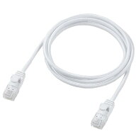 エレコム LANケーブル CAT6A 1m 爪折れ防止 メッシュケーブル ホワイト ECLD-GPAM/WH10 送料無料