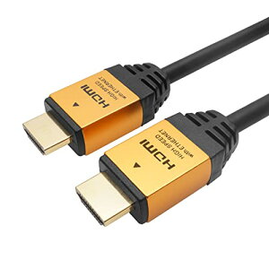 �z�[���b�N HDMI�P�[�u�� 3m 4K/60p 18Gbps HDR HDMI 2.0 �S�[���h HDM30-013GD ��������