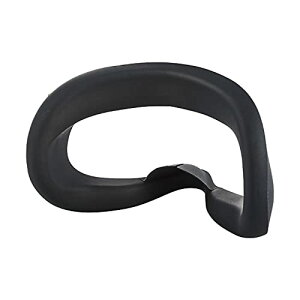 �G���R��(ELECOM) Oculus Meta Quest 2 �Ή� �t�F�C�X�J�o�[ �V���R�� �u���b�N VR-Q2FC01BK ��������