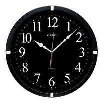 カシオ 壁掛け時計 黒の通販