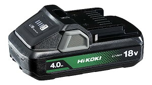 HiKOKI(�n�C�R�[�L) 18V 4.0Ah ���^���`�E���C�I���d�r �c�ʕ\�������v�t BSL1840M 0037-8677 ��������